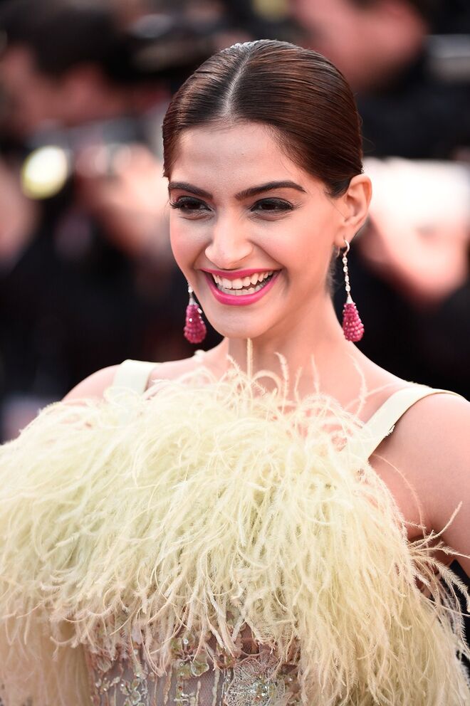 Sonam Kapoor, com joias Chopard 
