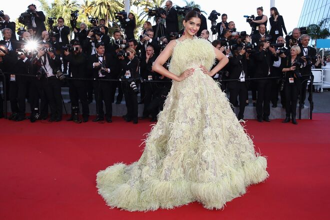 Sonam Kapoor com joias Chopard’s Copacabana Collection
