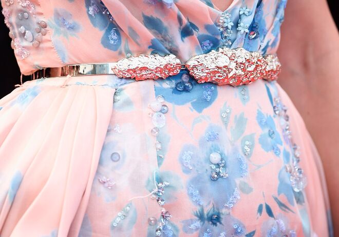 Petra Nemcova com joias Chopard