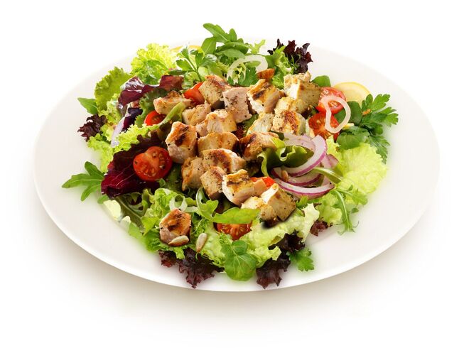 Joshua's Shoarma | Salada de Carnes Grelhadas-frango