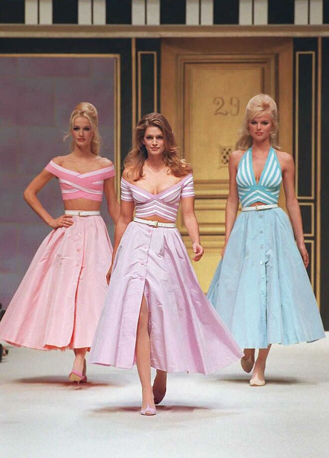 Karen Mulder, Cindy Crawford e Eva Herzigova