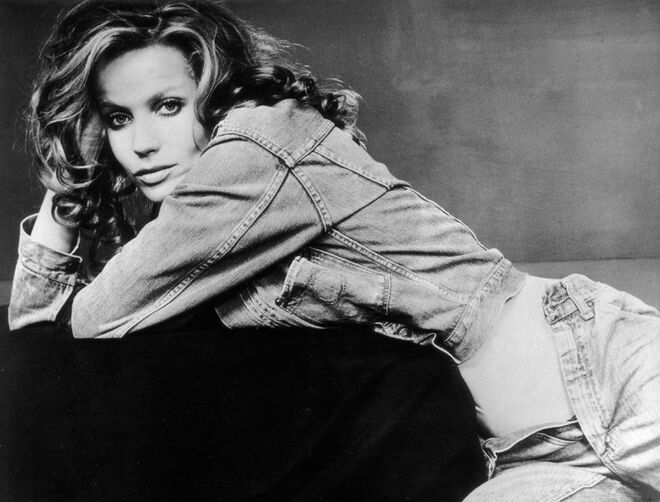  Supermodel e atriz Vera von Lehndorff, conhecida como Veruschka, 1970