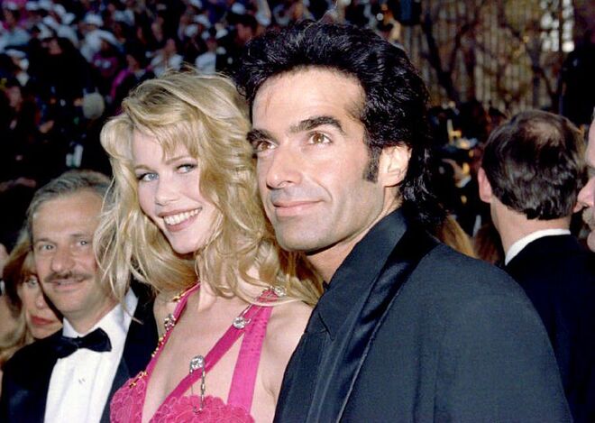 Claudia Schiffer e David Coperfield