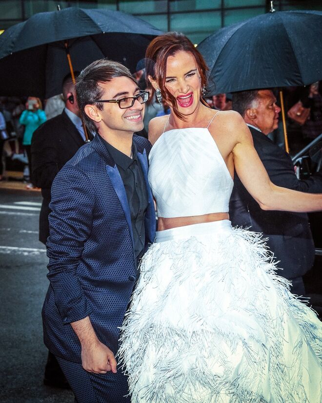 Christian Siriano e Juliette Lewis