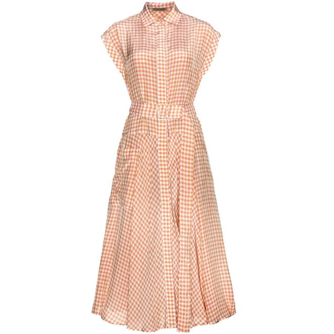 Vestido em seda, €1650, Bottega Veneta