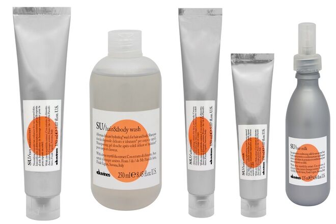 Natural a 100% | A sustentabilidade e a beleza podem ser aliadas! A linha de produtos solares SU de Davines renasce este verão com fórmulas isentas de sulfatos e parabenos, e com um ingrediente ativo que ajuda a preservar a biodiversidade do planeta para além do bronze natural e luminoso que confere aos cabelos.