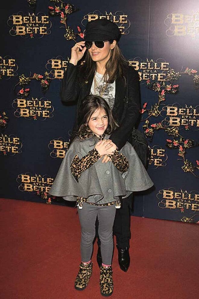 Salma Hayek com a filha Valentina Paloma Pinault