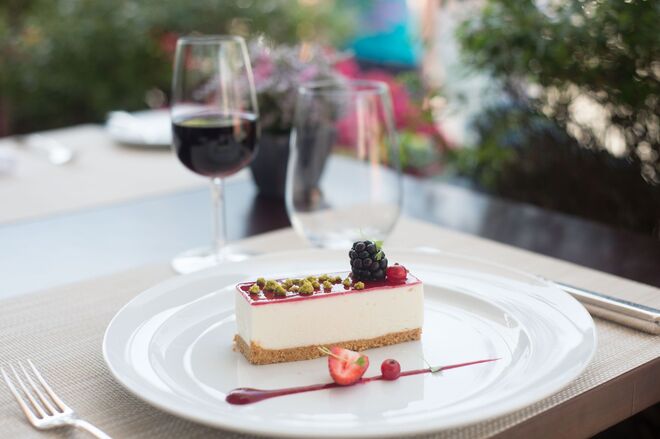 Cheescake de frutos vermelhos 