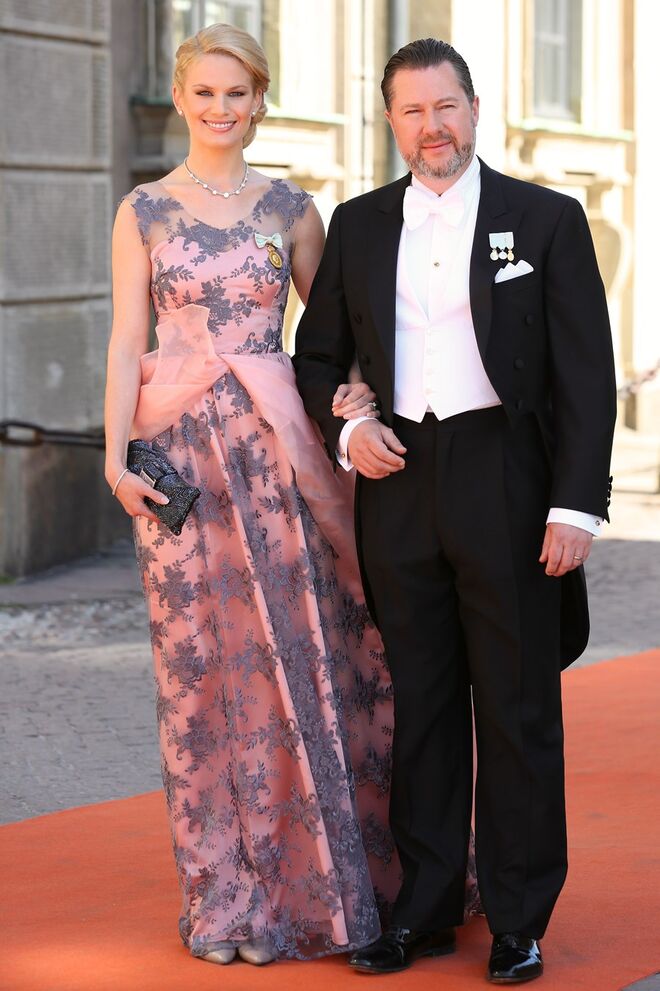 Gustaf Magnuson e a mulher Victoria Magnuson