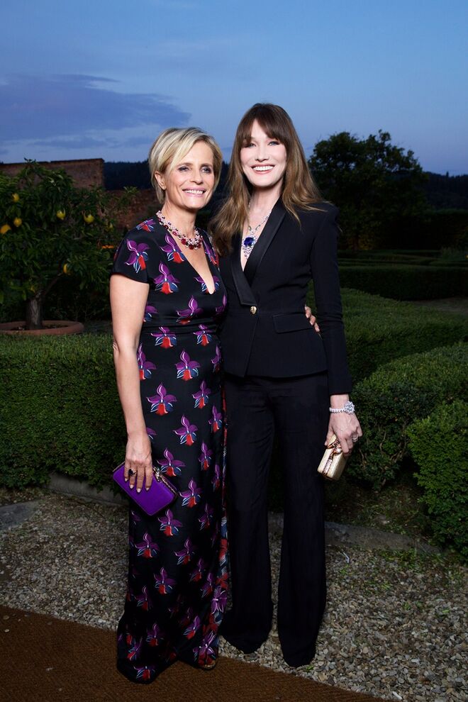 Isabella Ferrari e Carla Bruni