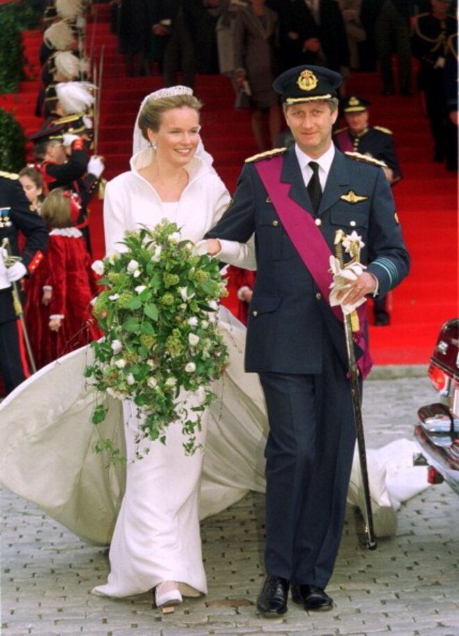 Matilde da Bélgica | Vestido Edouard Vermeulen