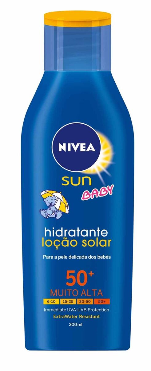 Nivea Sun Baby Loção Solar Hidratante FP50+, €15,69, Nivea