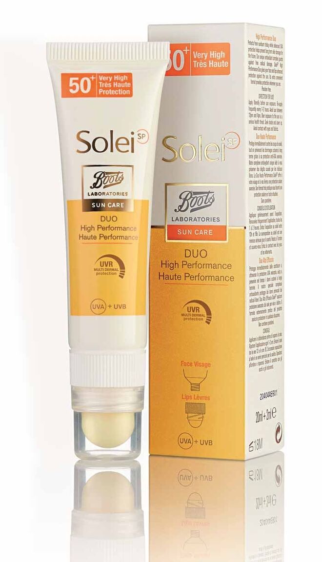 Soleil Duo High Performance FPS50+, €11, Boots