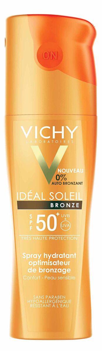 Spray Hidratante Otimizador do Bronzeado FPS50+, €19,99, Vichy