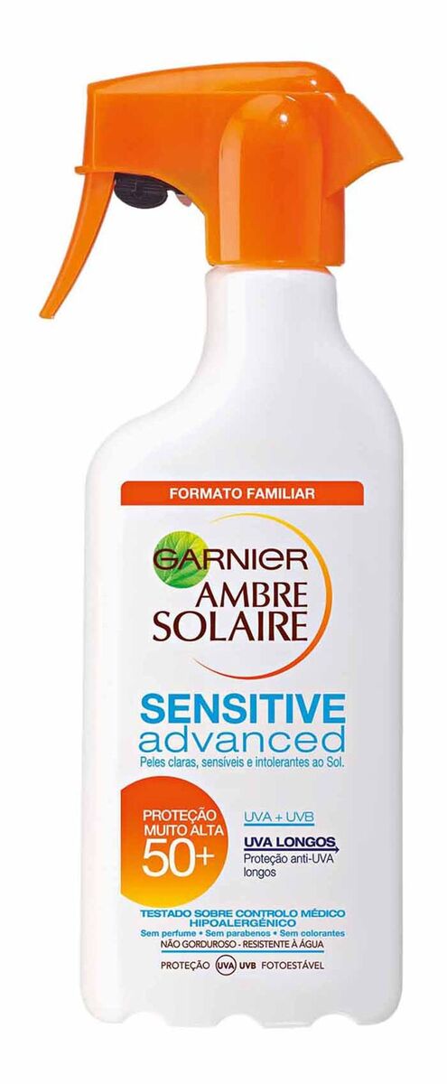 Ambre Solaire Sensitive Advanced Pistola FPS50+, €16,99, Garnier