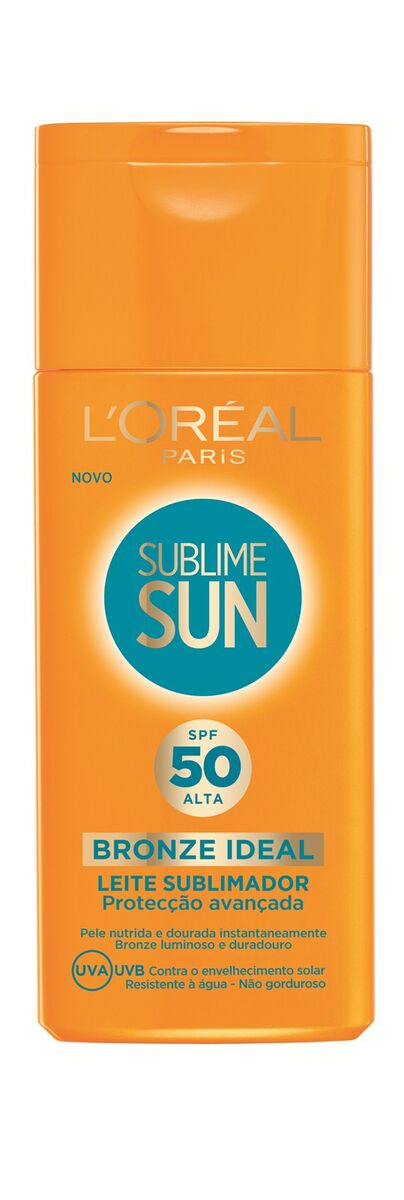 Sublime Sun Leite Sublimador Bronze Ideal SPF50+, L’Oréal Paris