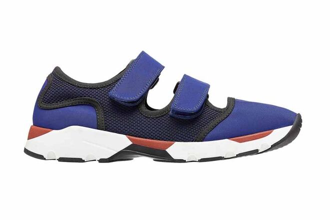 Ténis em algodão e poliamida, €370, Marni