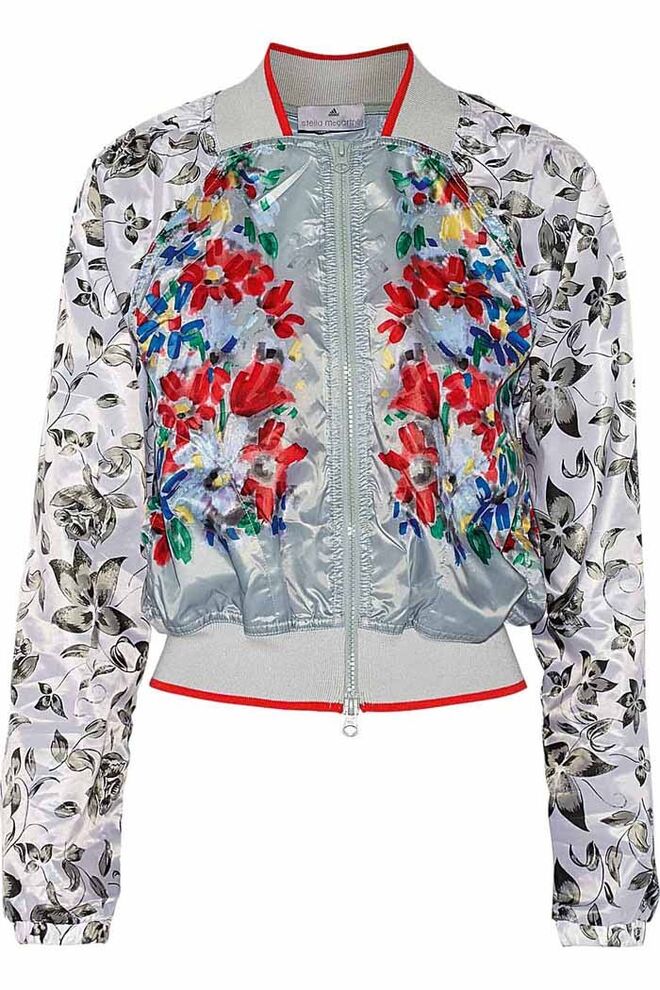 Blusão em poliéster, €185, Adidas by Stella McCartney