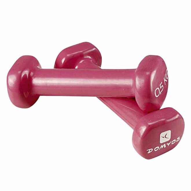 Halteres em PVC, a partir de €4,95, DOMYOS, na Decathlon