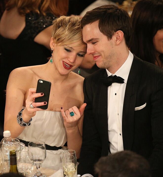 Jennifer Lawrence e Nicholas Hoult