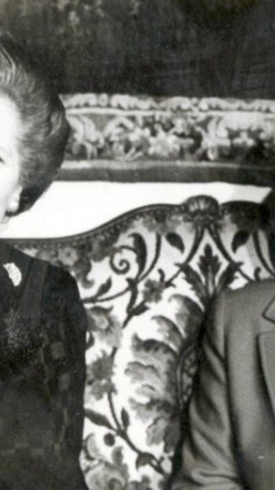 Maria Barroso e Margaret Tatcher