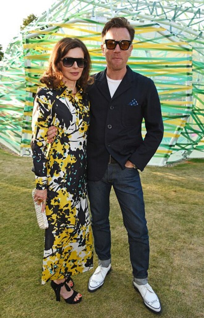 Ewan McGregor e a mulher Eve Mavrakis