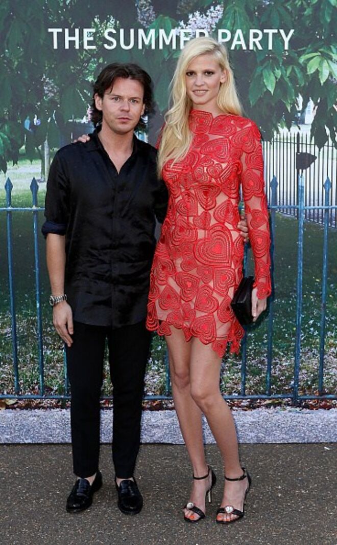 Lara Stone e Christopher Kane