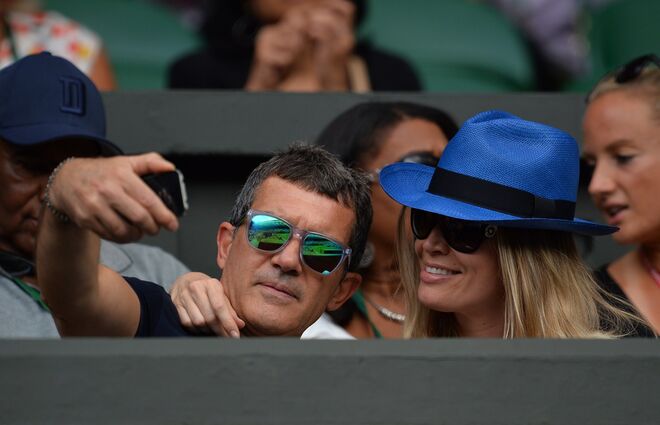 Antonio Banderas com Nicole Kempel