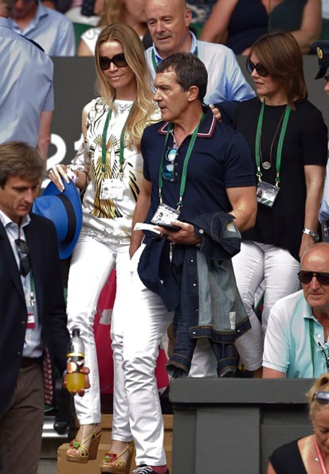 Antonio Banderas com Nicole Kempel