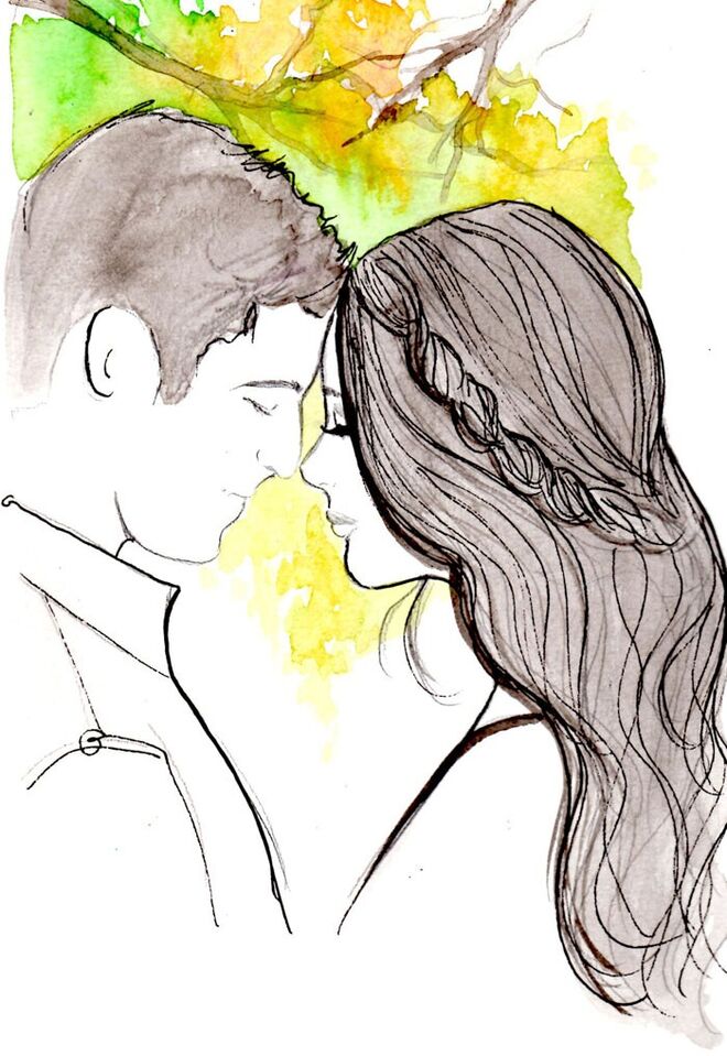 Ilustrações "Book of Braids" de Kérastase | Dating braids scenario hidden braid