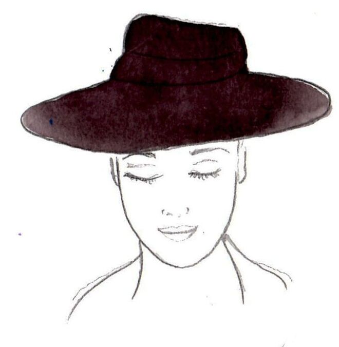 Ilustrações "Book of Braids" de Kérastase | hats oblong face