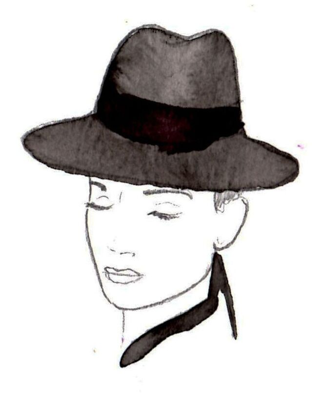 Ilustrações "Book of Braids" de Kérastase | Hats oval face