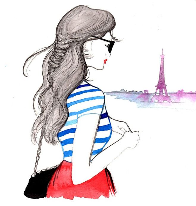 Ilustrações "Book of Braids" de Kérastase | Summer of Braids