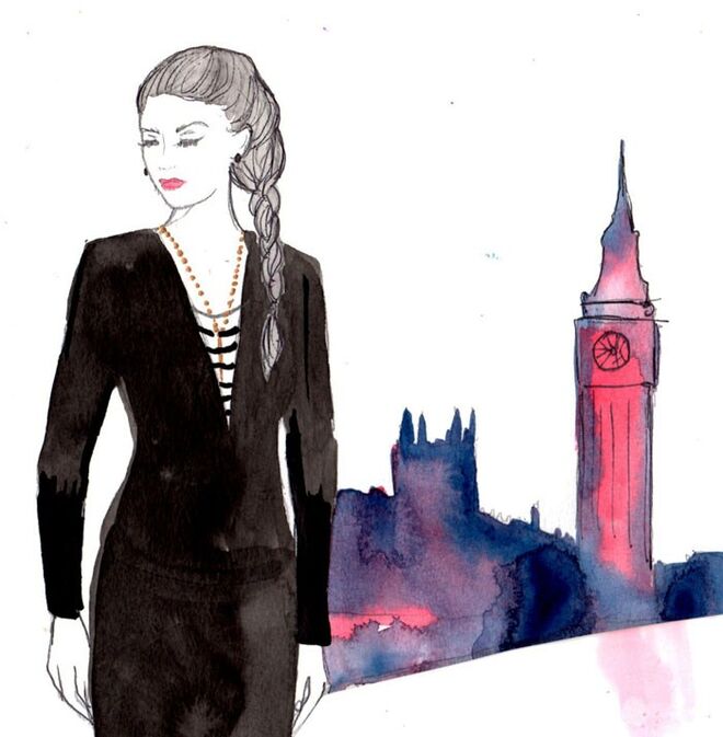 Ilustrações "Book of Braids" de Kérastase | The Classic French Braid