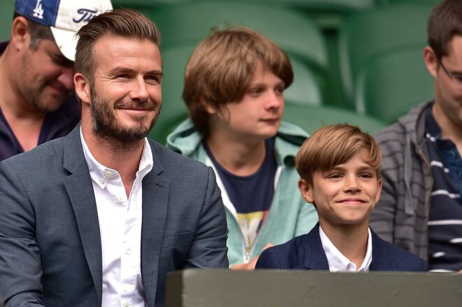 David Beckham e Romeo Beckham