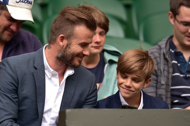 David Beckham e Romeo Beckham