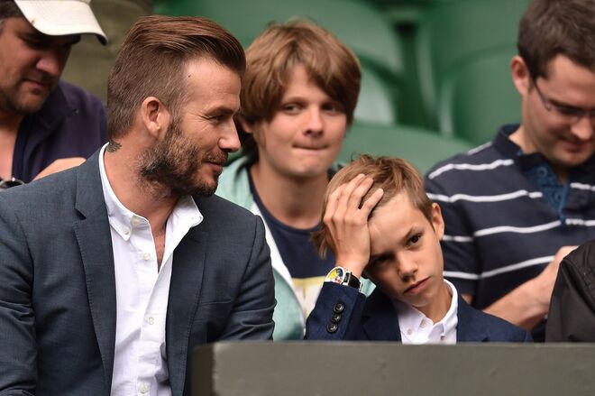 David Beckham e Romeo Beckham