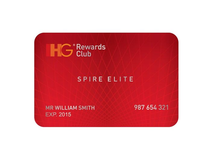 IHG Rewards Club Card SPIRE