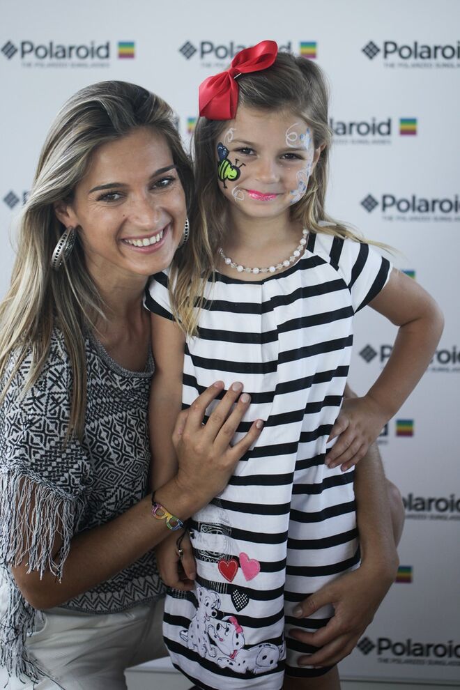 Vanessa Palma e a filha Matilde