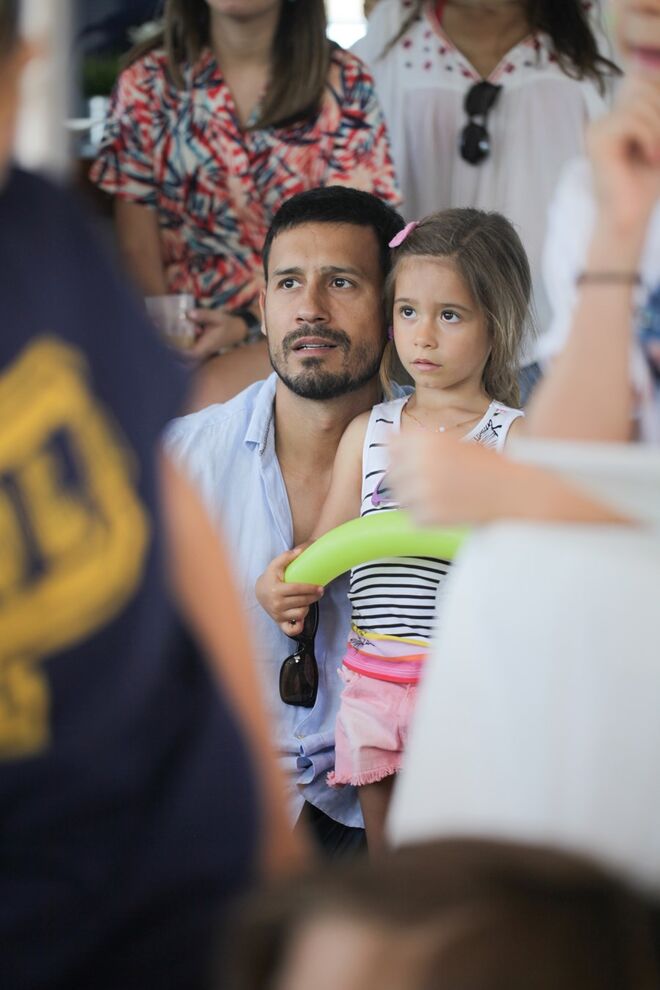 Martinho Silva e a filha Carolina