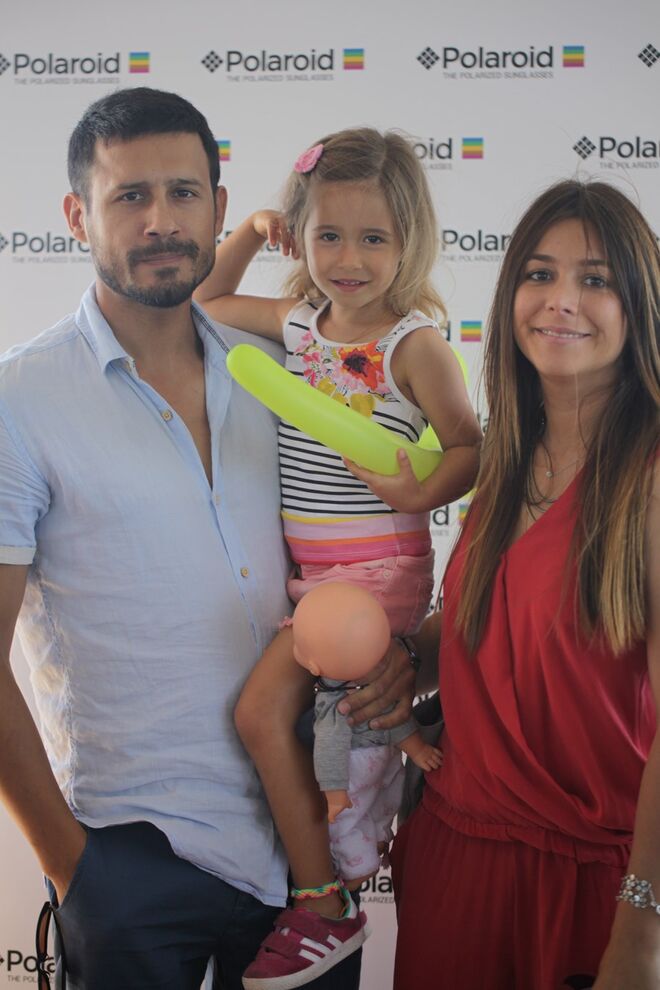 Martinho Silva, Andreia Cabral e a filha Carolina