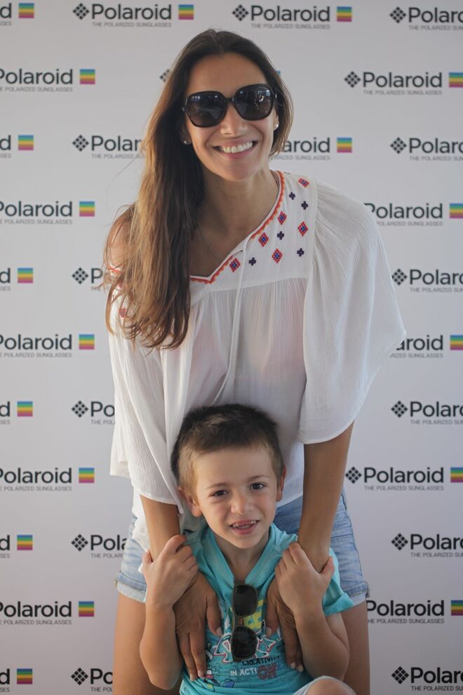 Sylvie Dias e o filho Afonso