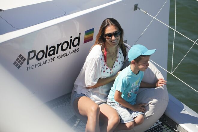 Sylvie Dias e o filho Afonso