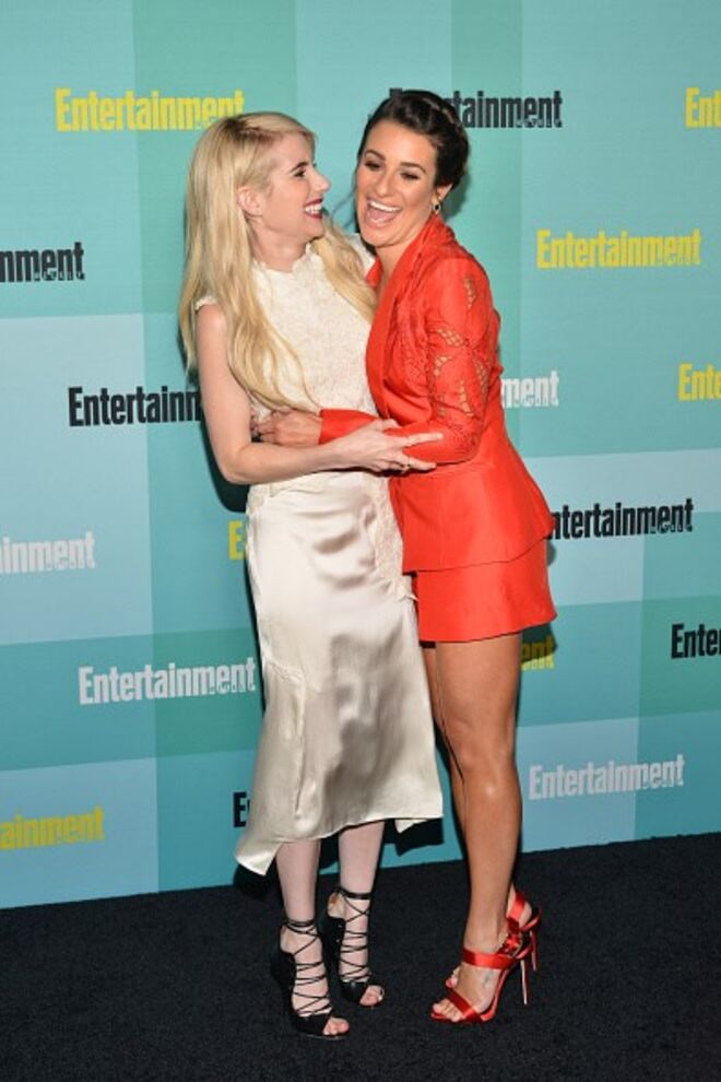 Emma Roberts e Lea Michelle