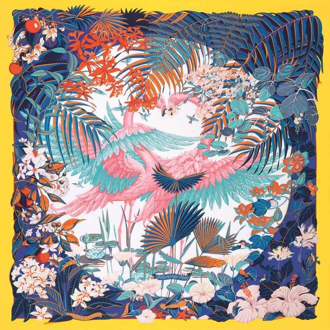 Lenço em seda, €330, Hermès 