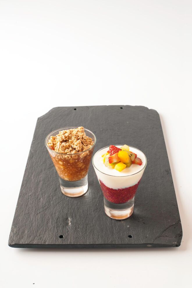 Lucia loves chia e tapioca maçã canela e granola