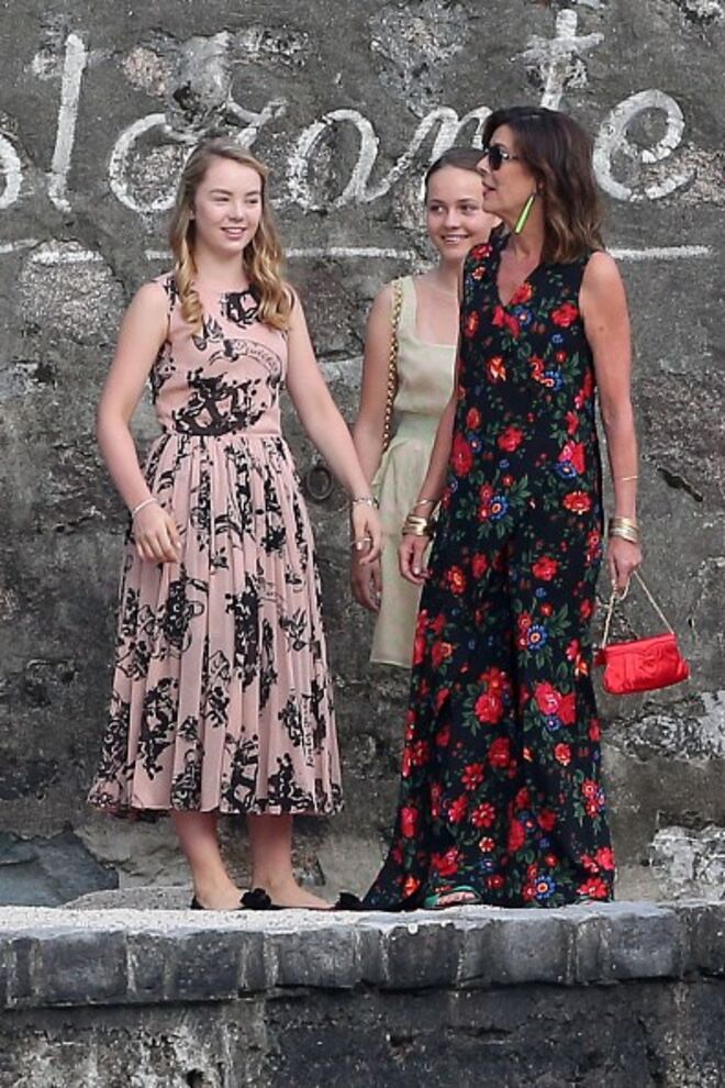 Carolina com a Princesa Alexandra