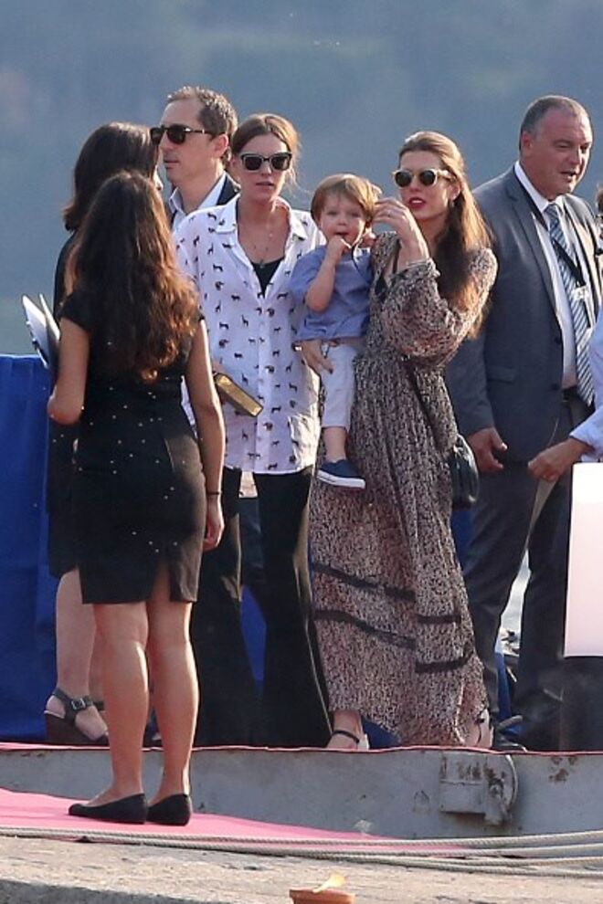 Charlotte Casiraghi, Raphael Elmaleh e Gad Elmaleh