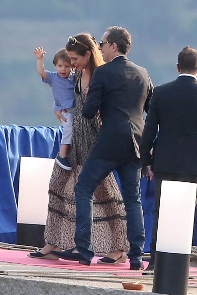 Charlotte Casiraghi, Raphael Elmaleh e Gad Elmaleh