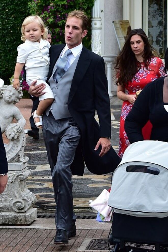 Andrea Casiraghi, Sascha e Tatiana Santo Domingo